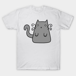 Curly Whiskers Kitty T-Shirt